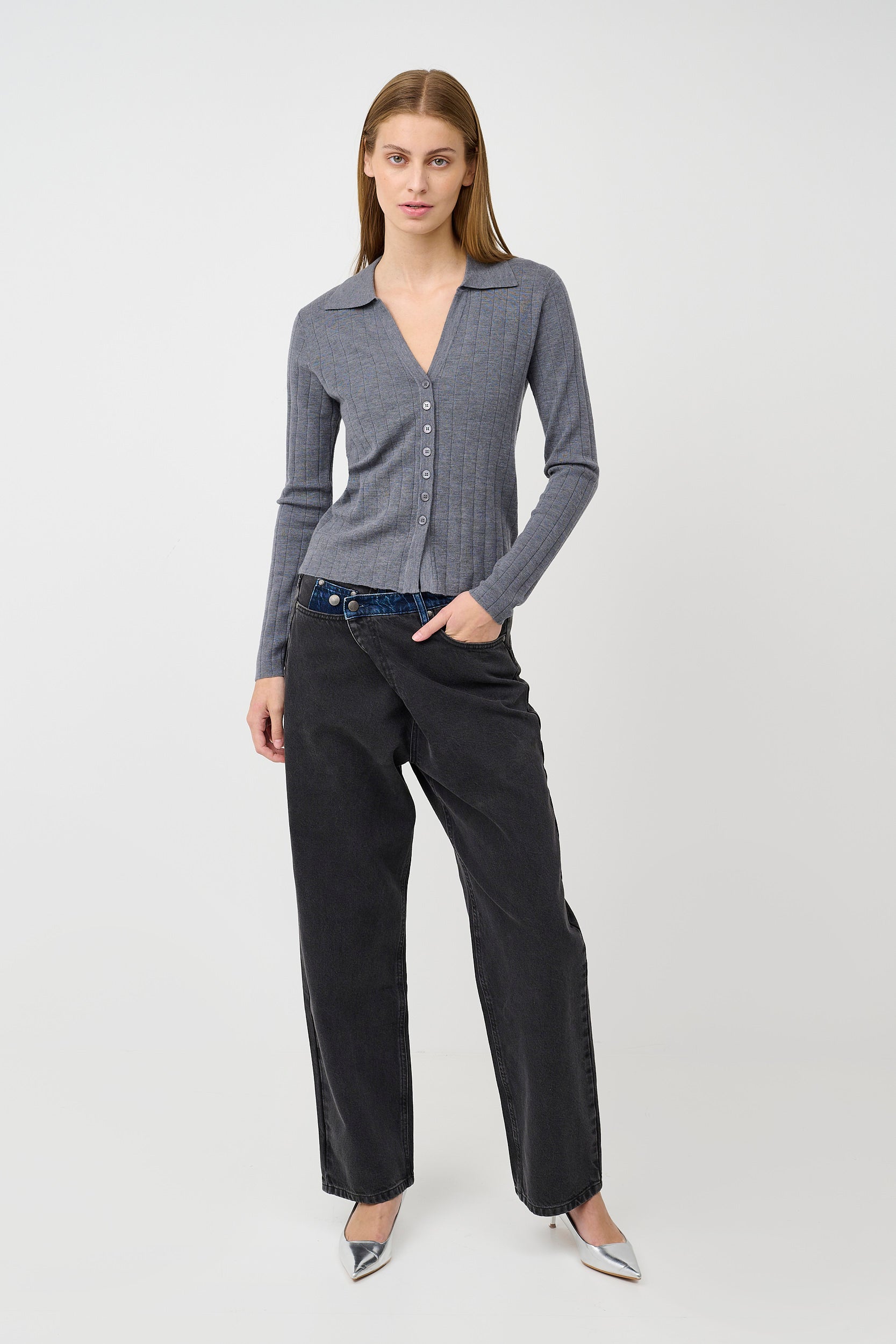 CRWendy Asymmetrisk Jeans